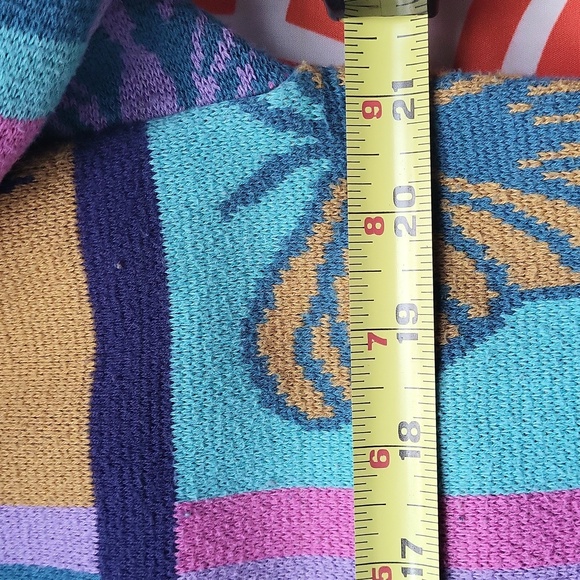 🦋 Long Open Front Intarsia Moth/Butterfly Sweater - Picture 9 of 10